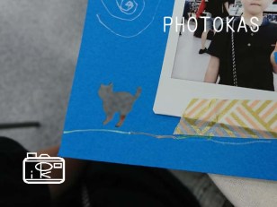 アルバムカフェで新しい工夫!台紙をクラフトパンチ_20180729_