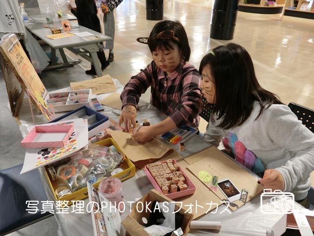 ハロウィンアルバムカフェまちライブラリー千歳写真整理フォトカスPHOTOKAS2018102703