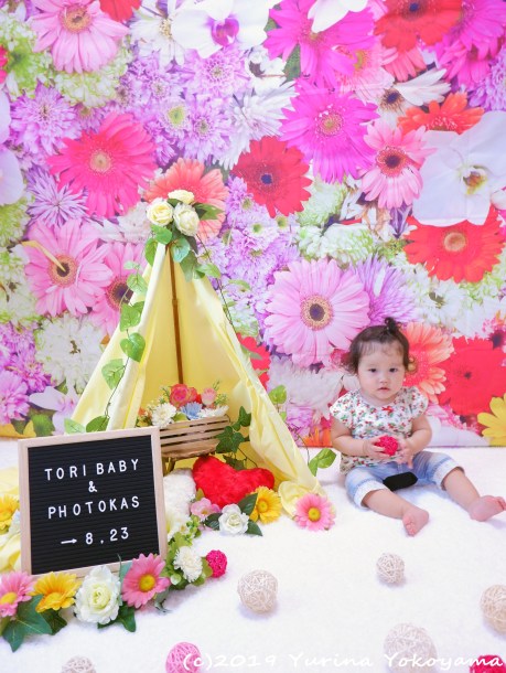 20190823おすわりフォトでキーホルダー作り体験1_トリベビーとフォトカスのコラボ!_写真整理アドバイザーPHOTOKASフォトカス02