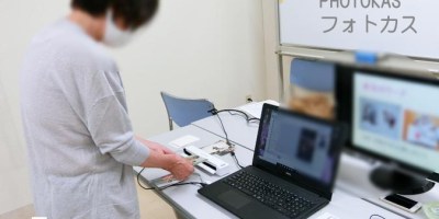 道新文化センター講座古い写真整理二日目様子フォトブック作り写真スキャン_写真整理アドバイザーPHOTOKASフォトカス