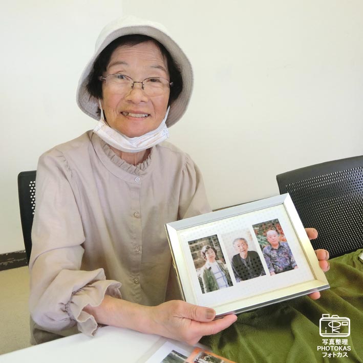 写真整理代行様子記念写真_北海道千歳写真整理アドバイザーPHOTOKASフォトカス